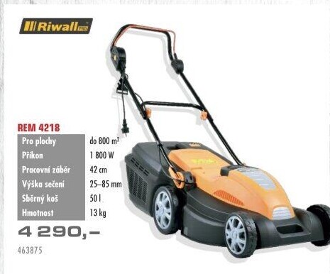 Elektrická sekačka Riwall REM 4218