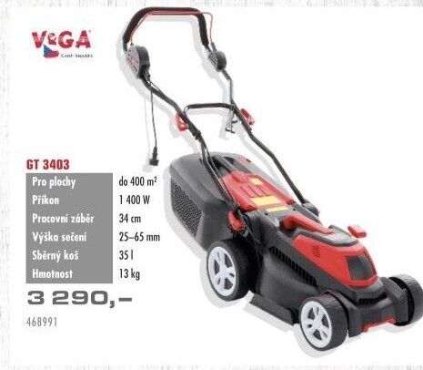 Elektrická sekačka VeGA GT3403