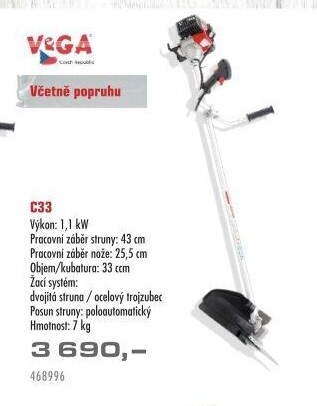 Křovnořez benzinový VeGA C33
