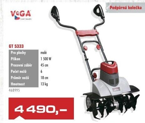 Kultivátor elektrický VeGA GT5333
