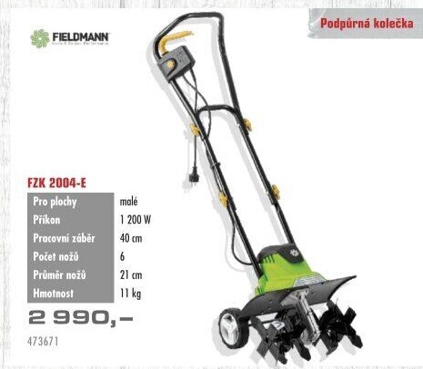 Kultivátor Fieldmann FZK 2004 E