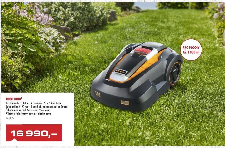 Robotická sekačka Riwall RRM 1000