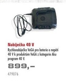 Rychlonabíječka baterií VeGA