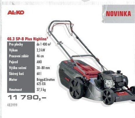 Sekačka benzinová AL-KO 46.3 SP-B Plus Highline