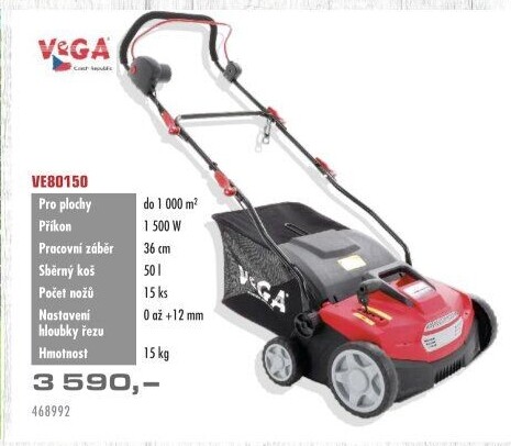 Vertikutátor elektrický VeGA VE80150