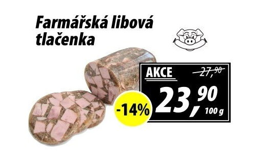Tlačenka farmářská libová