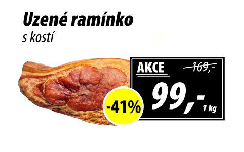 Uzené ramínko s kostí