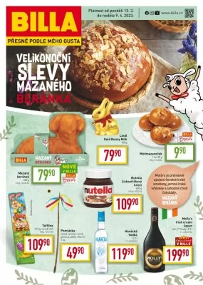 akční leták BILLA 13.3.2023-9.4.2023