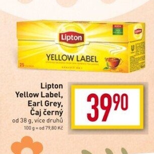 Černý čaj Yellow Label Lipton