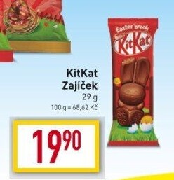 Čokoládoví zajíčci Kit Kat