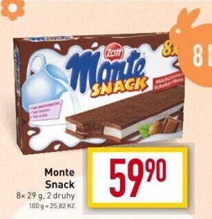 Dezert mléčný Monte Snack Zott
