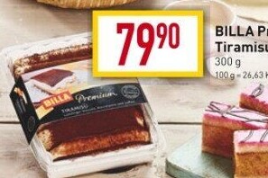 Dezert tiramisu Billa