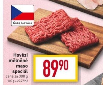 Hovězí mleté maso speciál