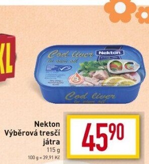 Játra tresčí Nekton