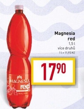 Minerální voda Magnesia Red