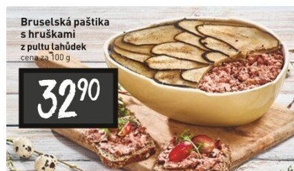 Paštika bruselská s hruškami