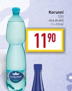 Přírodní voda Korunní