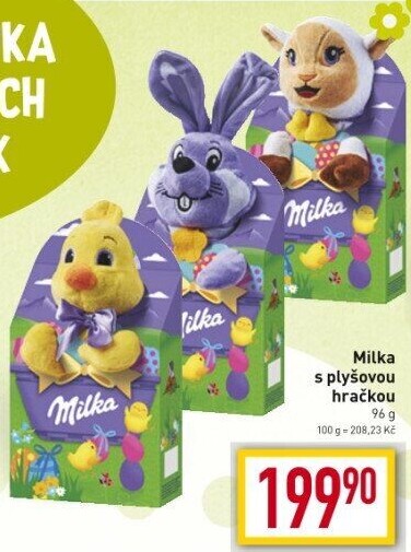 Sladkosti s plyšákem Milka
