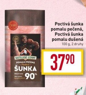 Šunka pomalu pečená poctivá Kostelecké uzeniny