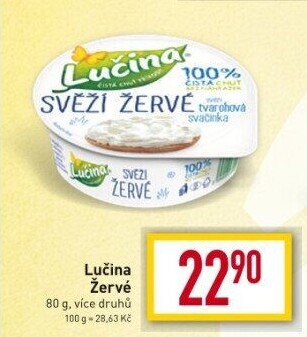 Svěží žervé Lučina