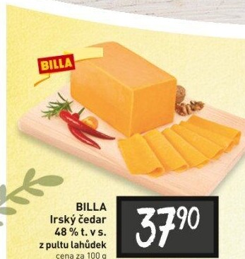 Sýr Cheddar irský Billa