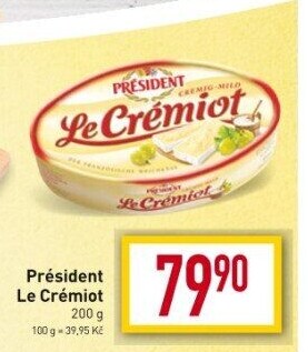 Sýr Le Crémiot Président