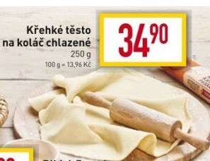Těsto křehké na koláč Wewalka