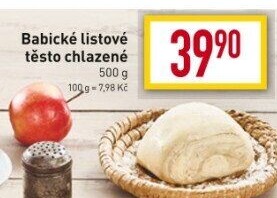Těsto listové babické Šetra