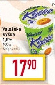 Valašská kyška Mlékárna Valašské Meziříčí