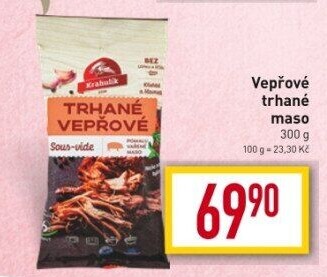 Vepřové trhané maso sous vide Krahulík