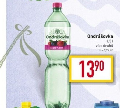 Voda ochucená Ondrášovka