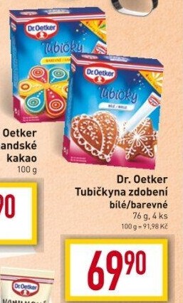 Zdobicí tubičky Dr. Oetker
