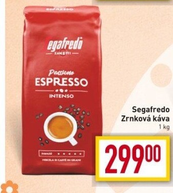 Zrnkové kávy Segafredo