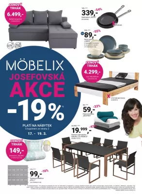 akční leták Möbelix 13.3.2023-26.3.2023