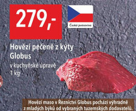 Hovězí pečeně z kýty Globus