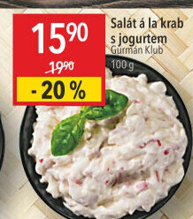 Salát a la krab s jogurtem