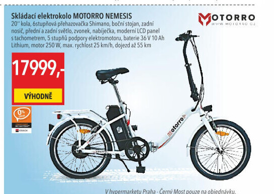 Skládací elektrokolo Nemesis Motorro