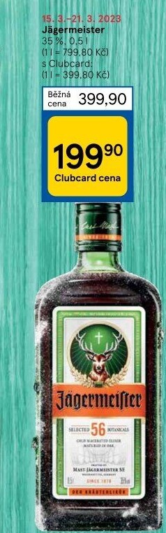 Bylinný likér Jägermeister