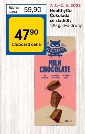 Čokoláda HealthyCo