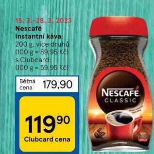 Instantní kávy Nescafé