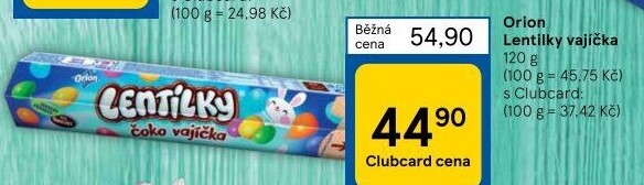Lentilky mini vajíčka Orion
