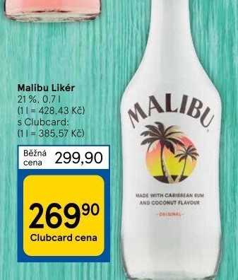 Likér Malibu