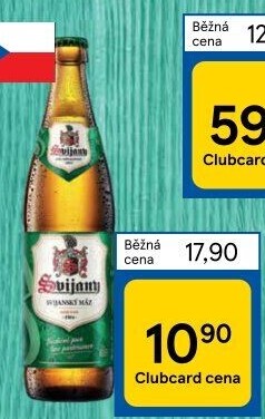 Pivo světlý ležák 11° Svijanský Máz Svijany