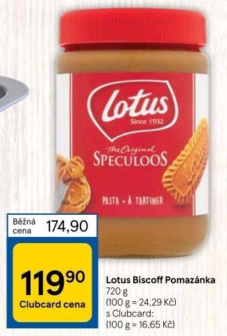 Pomazánka Biscoff Lotus