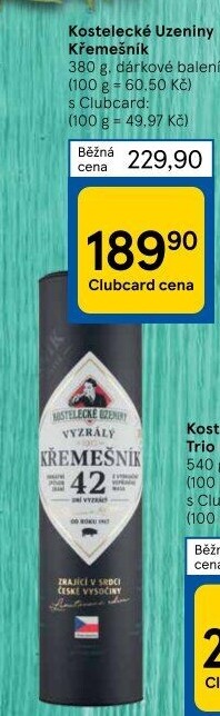 Salám Křemešník kostelecký Kostelecké uzeniny