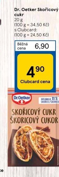 Skořicový cukr Dr. Oetker