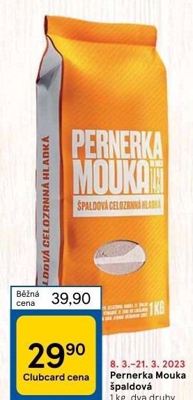 Špaldová mouka Pernerka