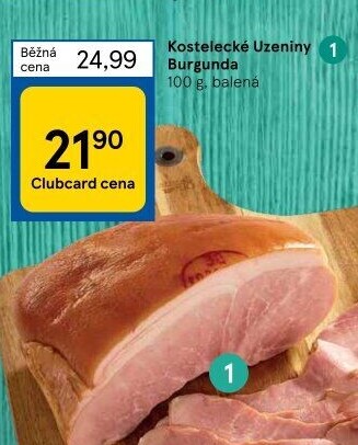 Šunka Burgunda Kostelecké uzeniny