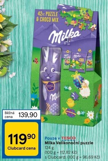 Velikonoční balíček Puzzle Milka