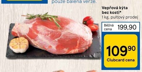 Vepřová kýta bez kosti
